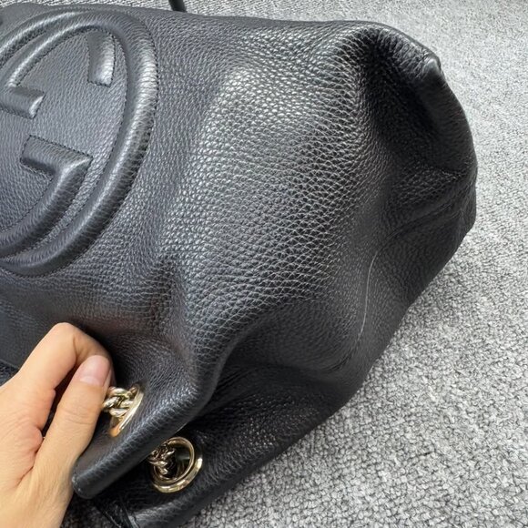 Gucci Soho Leather Shoulder Bag 680-040925 - Picture 4 of 16